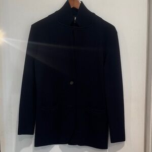 J crew XS Women's Dark Navy sweater Blazer
